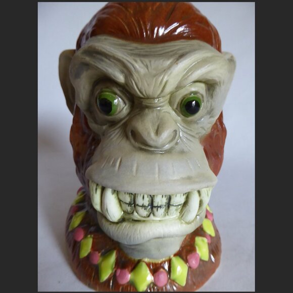NEW 2020 LE #53/150 LOST TEMPLE GORILLA KUNGA KING KONG APE CERAMIC TIKI MUG - Picture 7 of 11